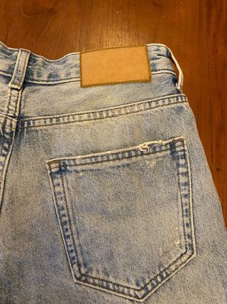 Pantalón corto vaquero Zara