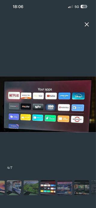 Smart TV Negro