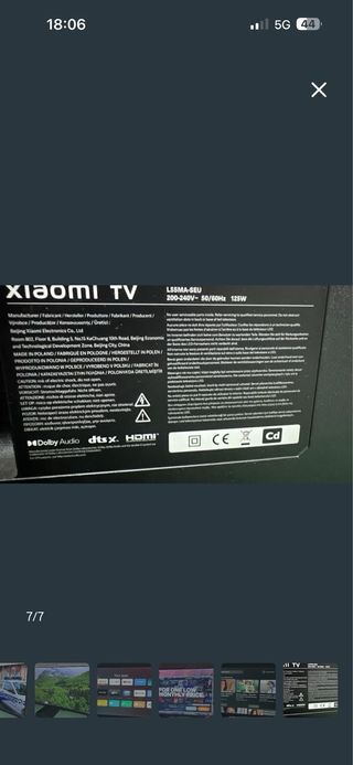 Smart TV Negro