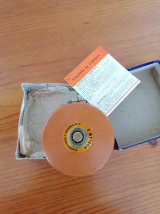 Cinta Métrica Retro Reforzada Estuche Cuero