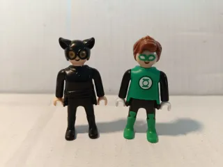 2 Figuras Playmobil Superhéroes Kinder