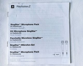 Singstar microfoni originali per Playstation 2