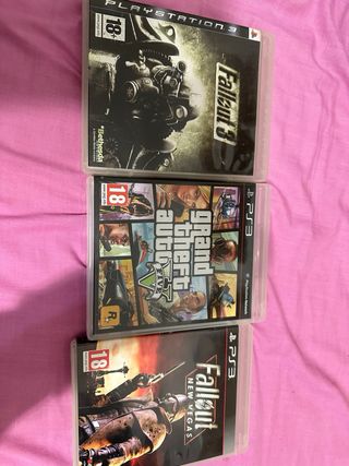 Pack Juegos PS3: GTA V, Fallout 3 y New Vegas