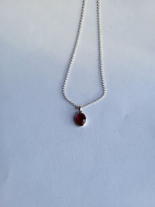 Colgante Rubí Plata 925 a ESTRENAR