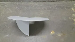 2 Estantes de pared metálicos blancos redondos