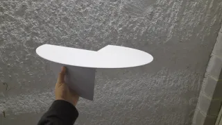 2 Estantes de pared metálicos blancos redondos