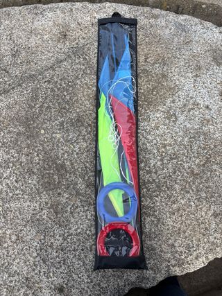 Cometa de colores con asas