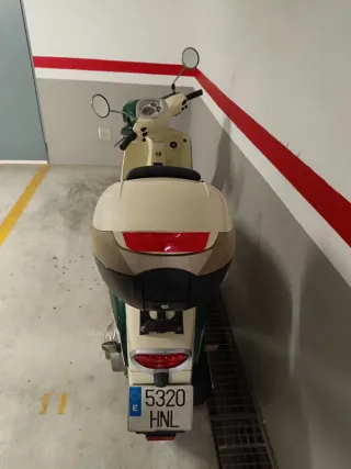 Lambretta 125 Scooter Verde/Blanco