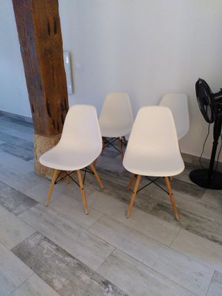 Sillas blancas modernas estilo GRÖNSTA