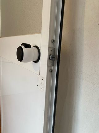 Puerta aluminio y cristal