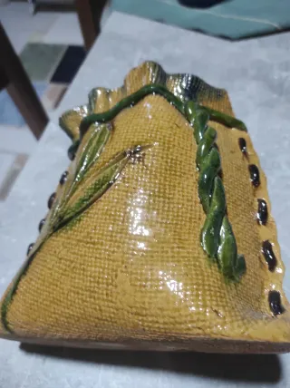 Saco de cerámica decorativo