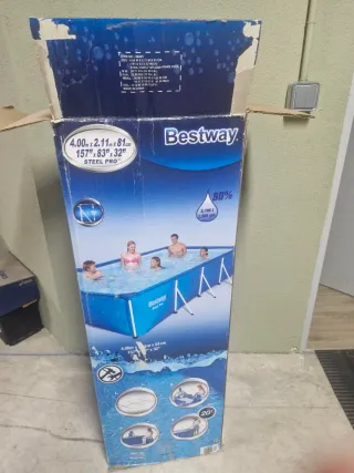 Piscina Bestway Familiar 400x211x81 cm
