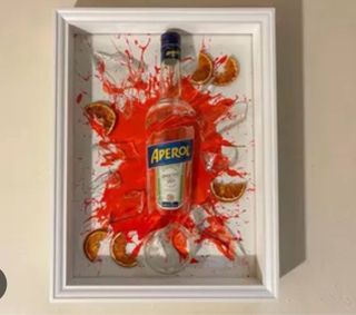 Quadro Aperol Vetro e Plastica