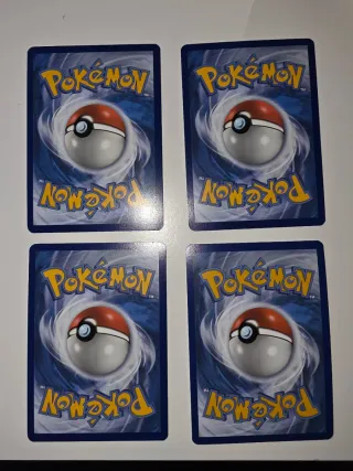 Lotto 4 Carte Pokémon Olografiche Starter Galar