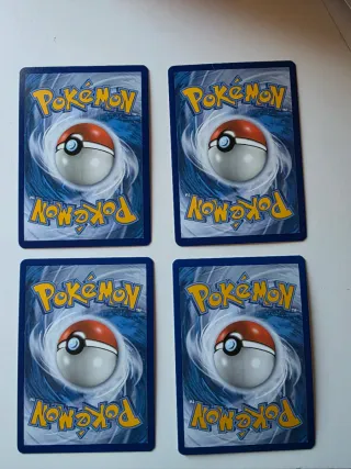 Lotto 4 Carte Pokémon Olografiche Starter Galar