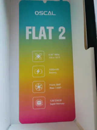 OSCAL Flat 2 256GB Nero