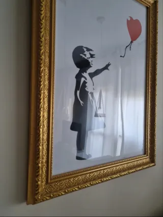 Quadro Banksy Balloon Girl