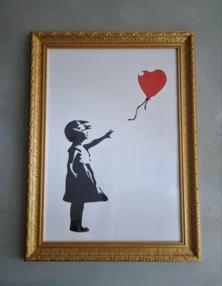 Quadro Banksy Balloon Girl