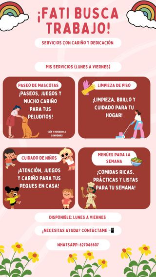 Ofrezco servicios con responsabilidad y confianza!