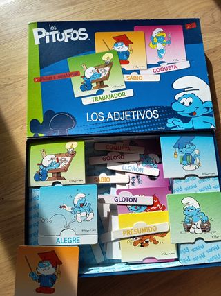 Juego Los Pitufos: Los Adjetivos