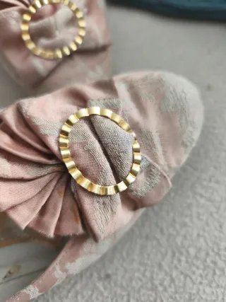 Zapatos de fallera salmón talla 36
