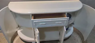 Mueble de salón bambú y madera