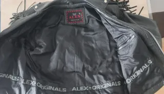 Cazadora Cuero Alex Originals Flecos