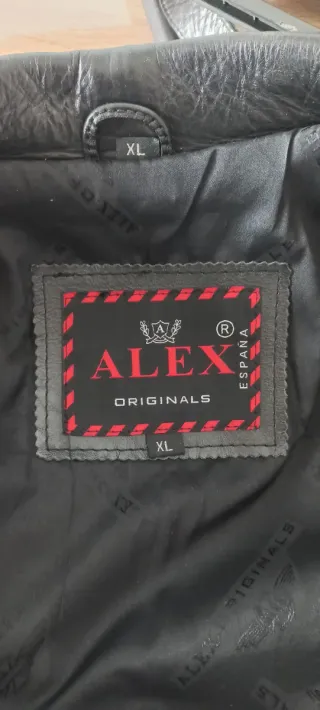 Cazadora Cuero Alex Originals Flecos