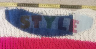 Maglione donna in maglia multicolor