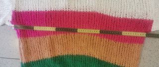 Maglione donna in maglia multicolor