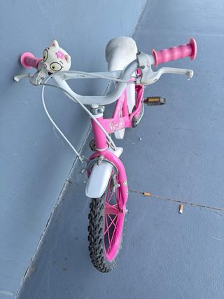 Bicicleta infantil rosa 14”
