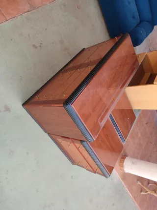 Pack 3 Muebles: 2 Mesitas y 1 Coqueta