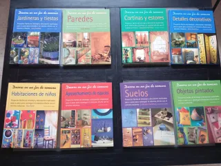 Colección de ocho libros