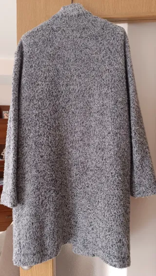 Cárdigan Zara Gris Lana