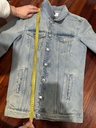 Cazadora vaquera oversize Mango