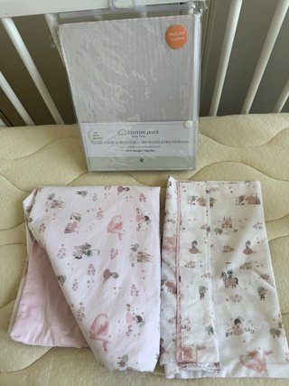 Sabanas minicuna bebe niña