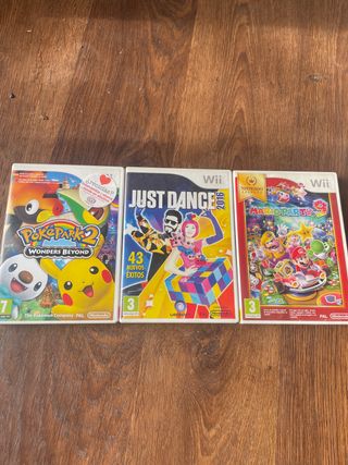 Pack 3 Juegos Wii: Poképark 2, Just Dance 2016, Ma