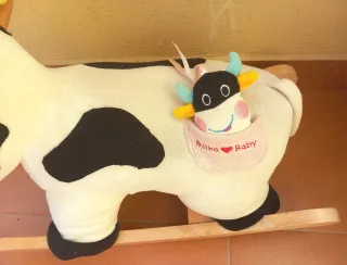 Vaca balancín para niños