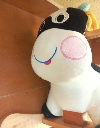 Vaca balancín para niños