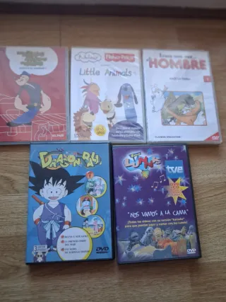 Lote DVDs Infantiles: Popeye, Fisher Price, Lunnis
