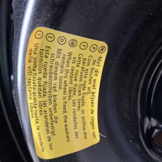 Rueda de repuesto 195/65 R15