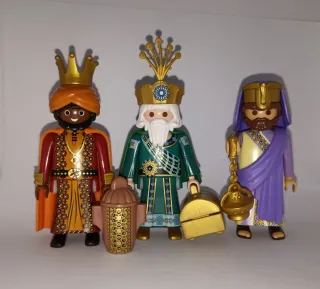 Figuras Reyes Magos Playmobil