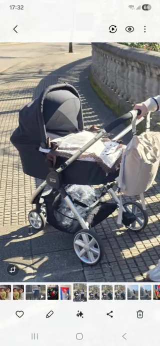 Carrito de bebé Britax con capazo