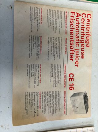 Centrifuga Girmi CE 16 Automatica