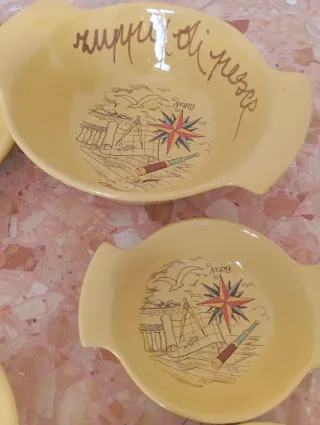 Set ceramica vintage decorato