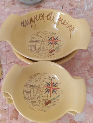 Set ceramica vintage decorato