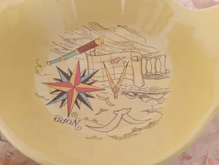 Set ceramica vintage decorato