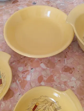 Set ceramica vintage decorato