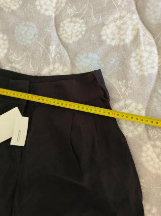 Pantaloni Calliope neri gamba larga M