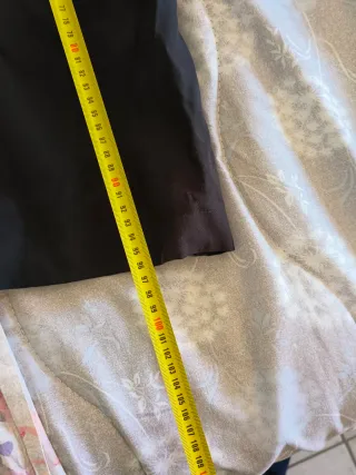 Pantaloni Calliope neri gamba larga M